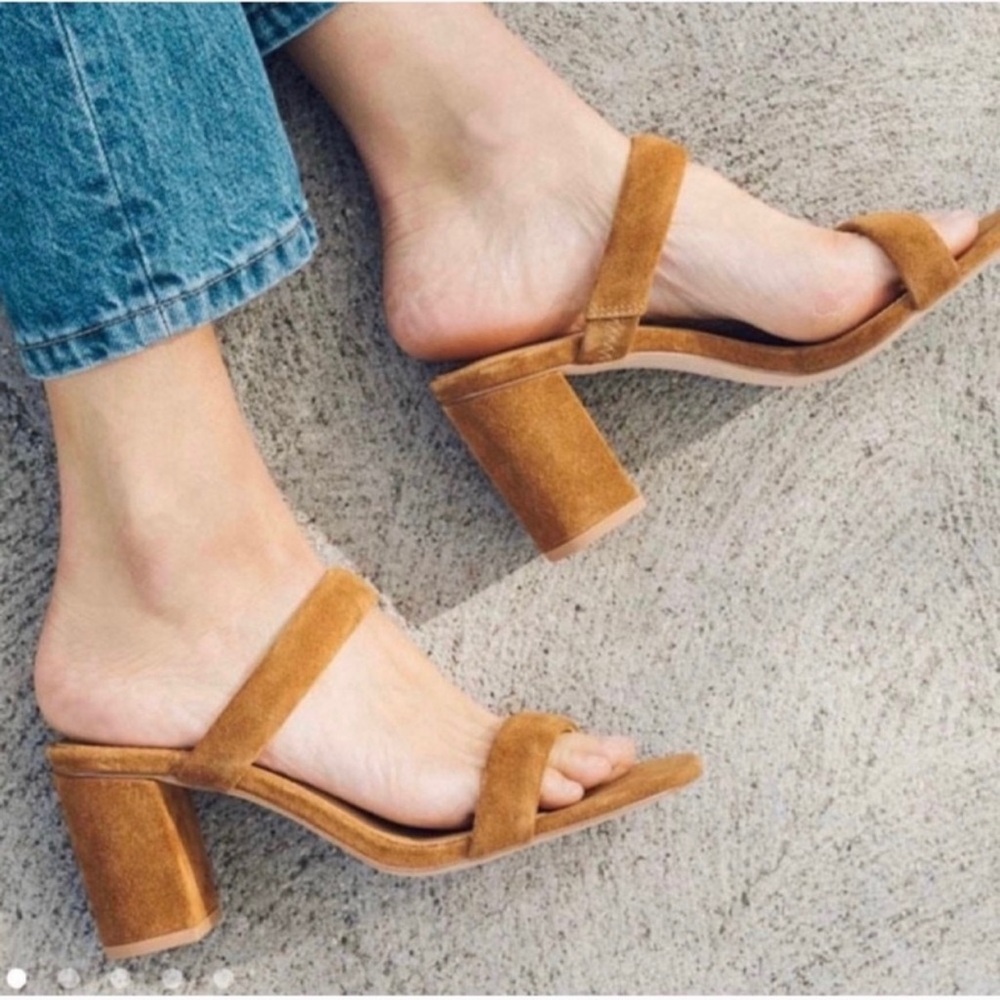 Soludos Ines Heel in Walnut Size US 7.5